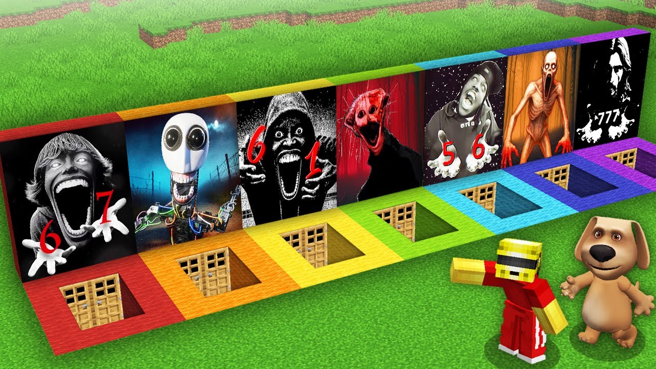 WHAT INSIDE this BASEMENT WITH SIX SEVEN KID  SIX ONE MEME  MY SELF AWARE ROBOT  in Minecraft !