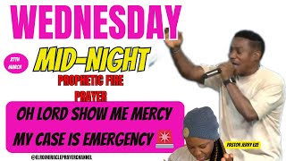 WEDNESDAY MIDNIGHT PROPHETIC FIRE PRAYER -27TH MARCH 2024 || PASTOR JERRY EZE - MY CASE IS EMERGENCY