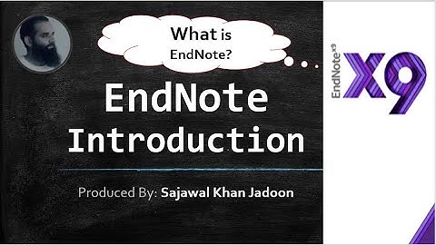 1.1 What is EndNote? | EndNote Introduction | Basics of EndNote