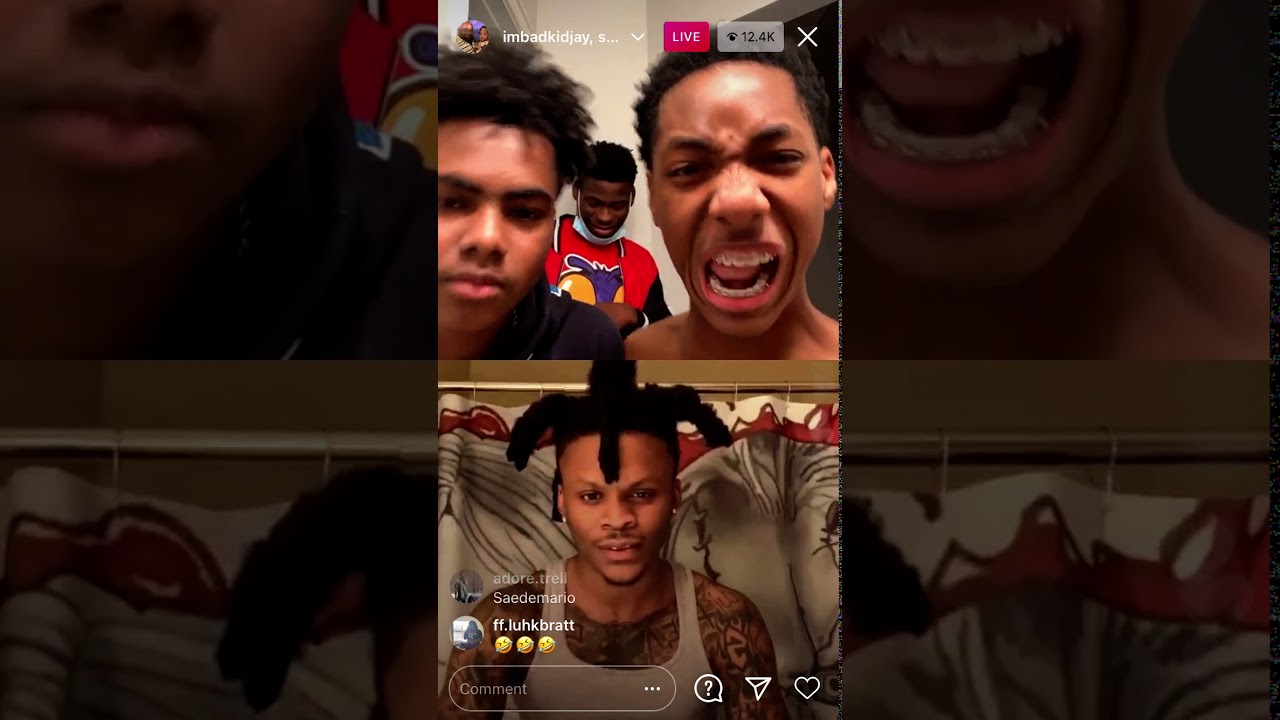 Bad kid jay and saedemario on live🤣🤣 YouTube
