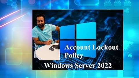 Account Lockout Policy Windows Server 2022