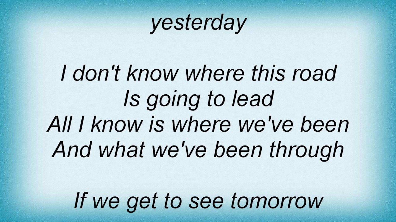 Jason Mraz - It's So Hard To Say Goodbye To Yesterday Lyrics - YouTube
