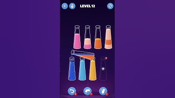 Understanding the level in #watersort #watersortpuzzle #shorts