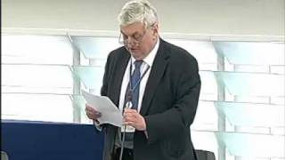Andrew Brons BNP MEP Strasbourg 8th March 2011   Roma Inclusion debate