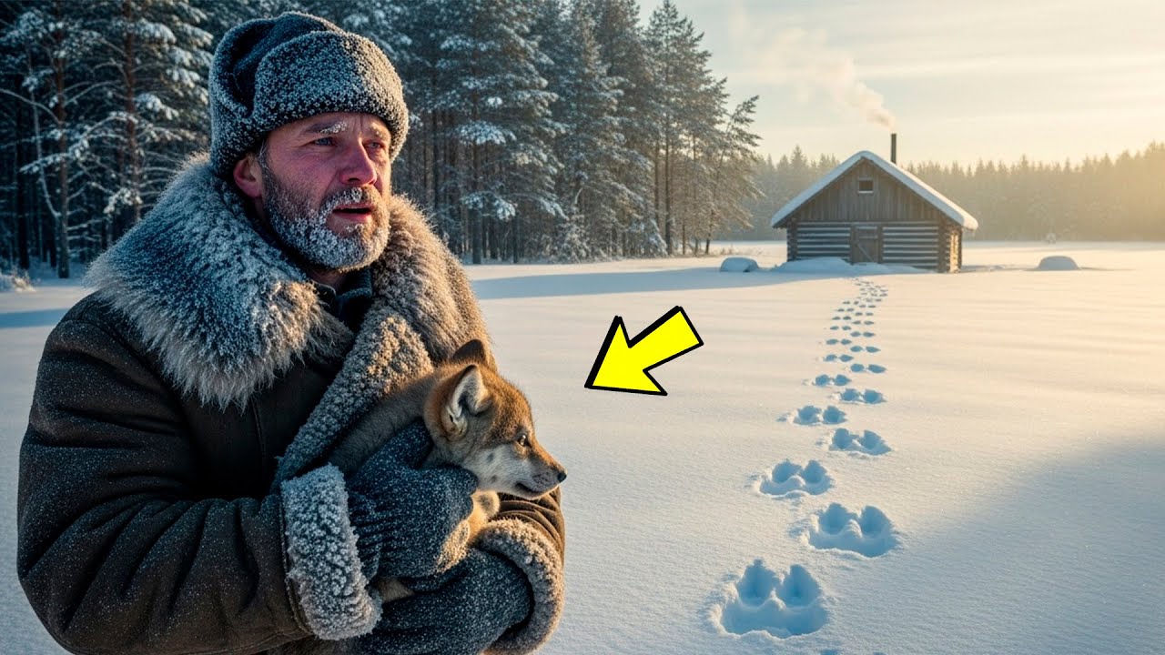 Волчонок нашёл приют у егеря — вы НЕ ПОВЕРИТЕ, кто пришёл ночью!