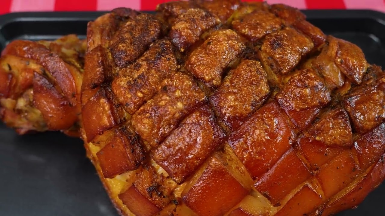 PERNIL DE CERDO  EN HORNO- COMO HACER UN PERNIL DE CERDO - RECETAS NAVIDEÑAS