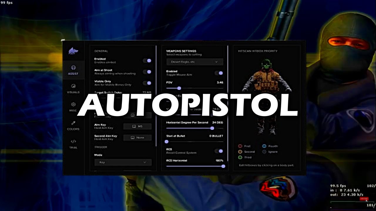 COUNTER-STRIKE 1.6 AUTOPISTOL HACK - STEAM / NO STEAM