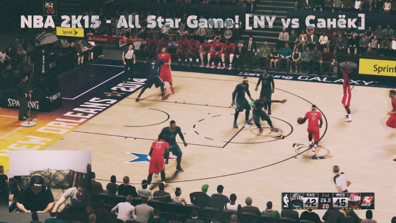 NBA 2K15 - All Star Game! [NY vs Санёк]
