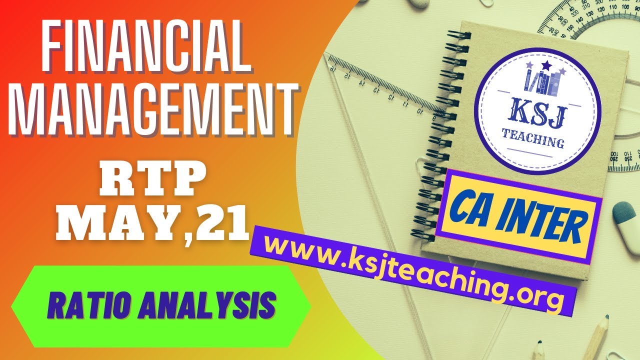 RTP May 2021 || CA Intermediate Financial Management || Ratio Analysis ...
