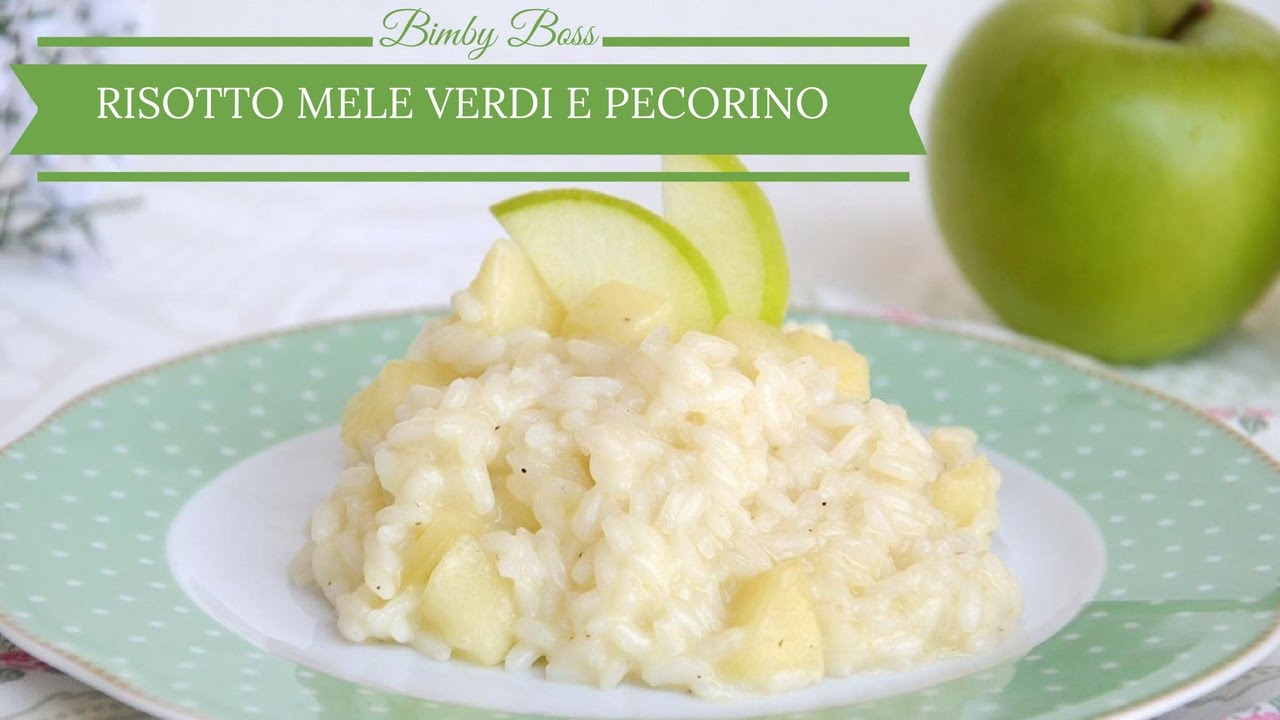 Risotto con mele verdi e pecorino | Bimby TM6 - TM5 -TM31 | Thermomix