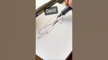 David our gift to our friend  :) #imza #signature #art #artist #shorts