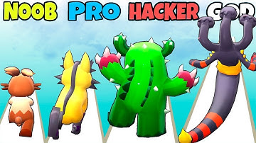 NOOB vs PRO vs HACKER vs GOD in Monster Squad Run