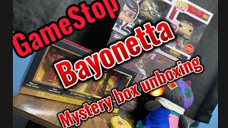 Bayonetta mystery box on boxing from GameStop