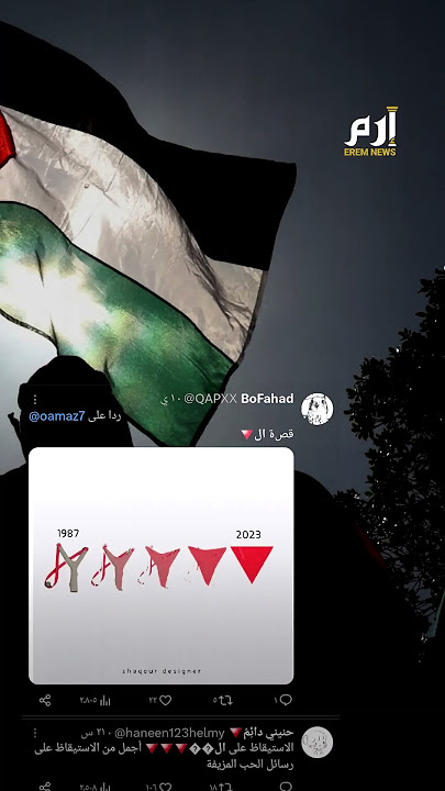 🔻 ما قصة المثلث الأحمر المقلوب في حرب غزة؟