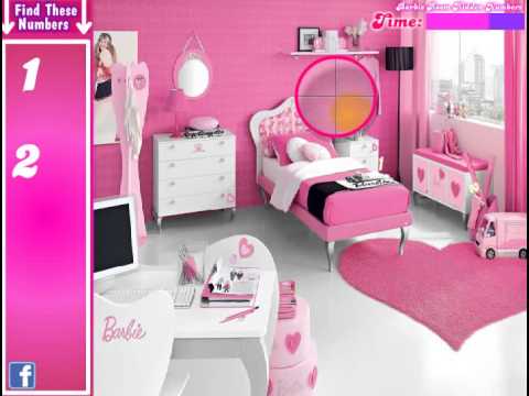 Barbie Room Hidden Numbers online game - YouTube