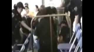 Police Tasered Student at Kerry UF Speech forum - NIN @rageunderground