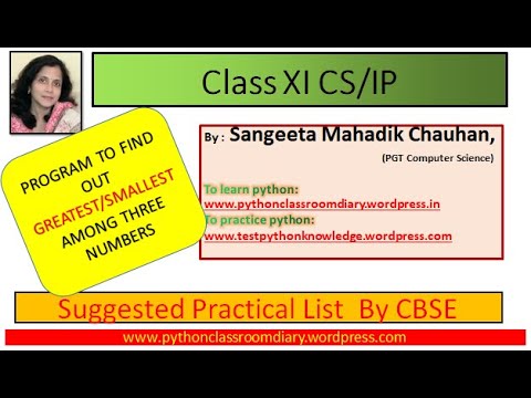 2. Python program to find greatest/smallest among 3 numbers |SUGGESTED ...