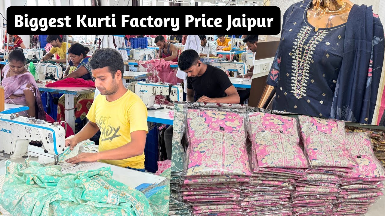BIGGEST KURTI FACTORY PRICE JAIPUR MARKET, BEST AND TRUSTER KURTI MANUFACTURER
