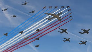 86 aircraft flyover for France national day 🇫🇷