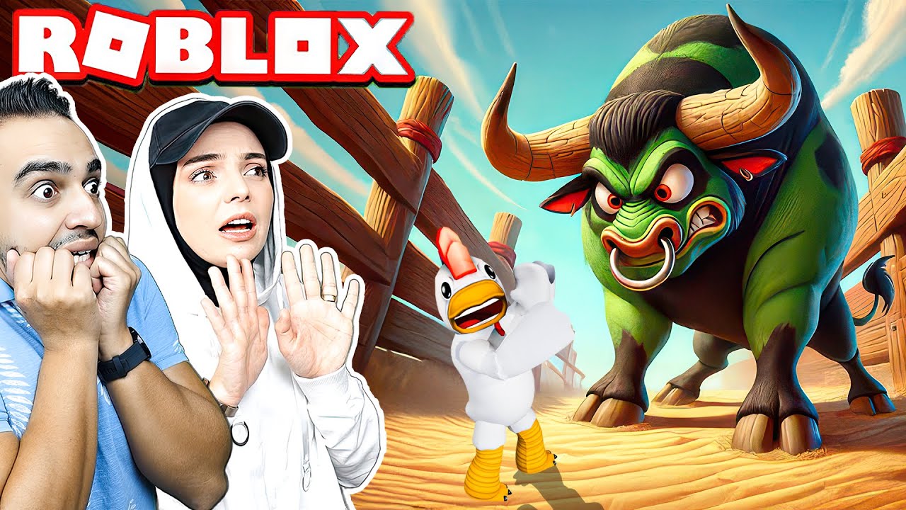GIT GIT VS BOĞA: KAÇMAYA ÇALIŞTIK VE... 😱🐔 Roblox