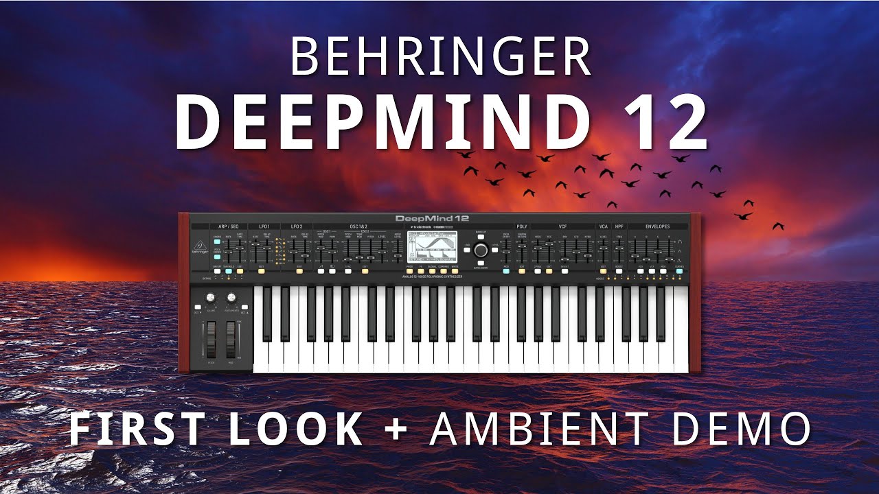 Behringer DeepMind 12 - First Look + Hardware Overview + Ambient Sound Demo