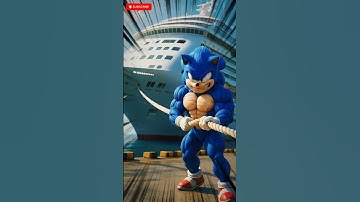 Sonic vs Shadow: De ultieme krachttest | Ongelooflijke confrontatie #sonicthehedgehog #shorts