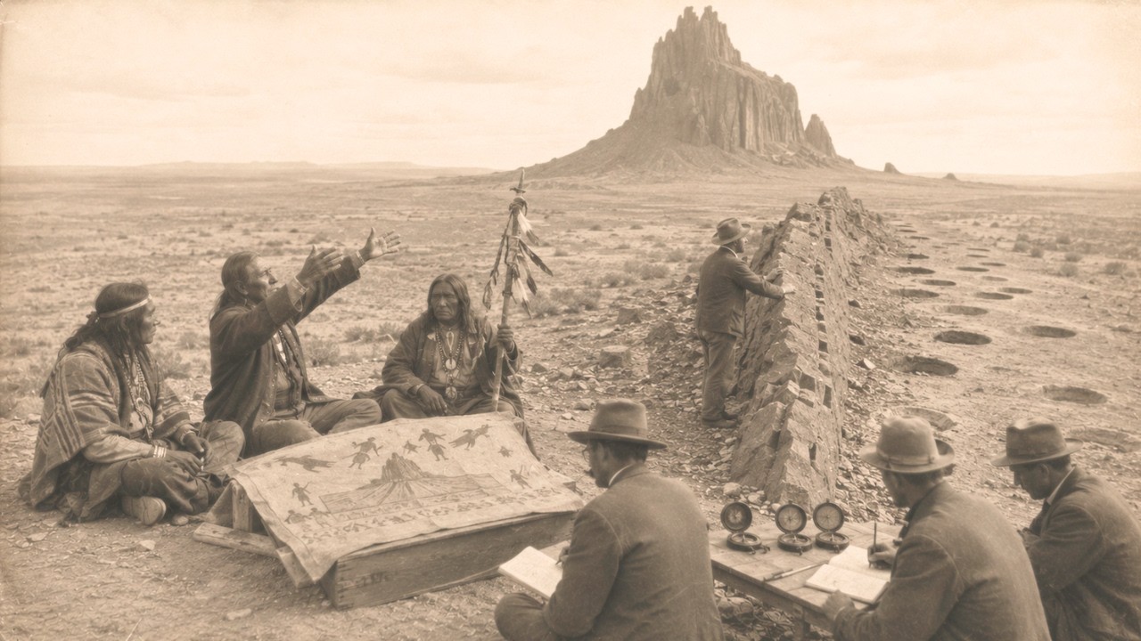 What the Navajo Said About the Winged Ones Who Landed on Shiprock — Documented in 1897