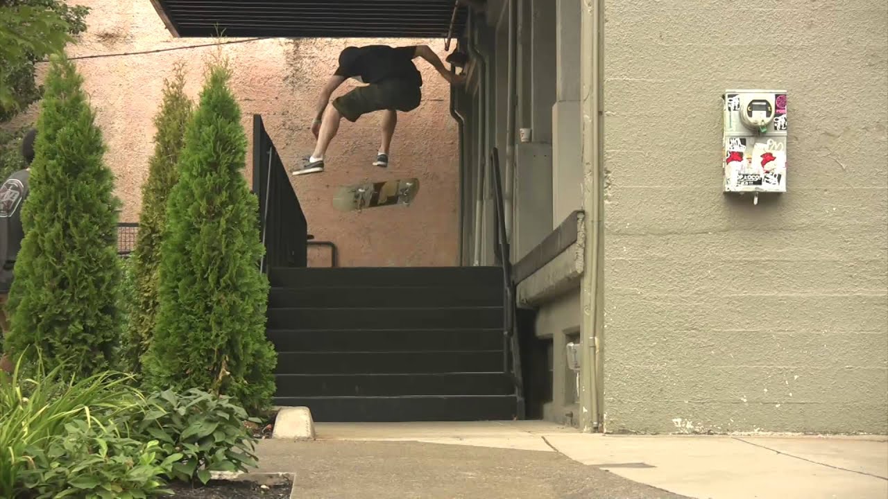 Warehouse Wednesday: Zach Bird battles a backside flip