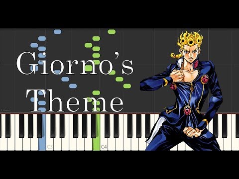 jojo's-bizarre-adventure---giorno's-theme---piano-tutorial-[synthesia]