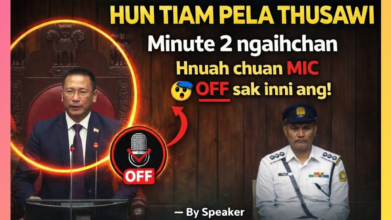 Kan Speaker hi a NEM kan ti maw? Kan hre mai dawn alawm.