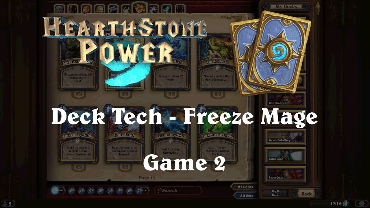 Deck Tech - Freeze Mage - Game 2