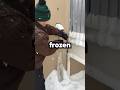 Unclogging Frozen Drain🧊