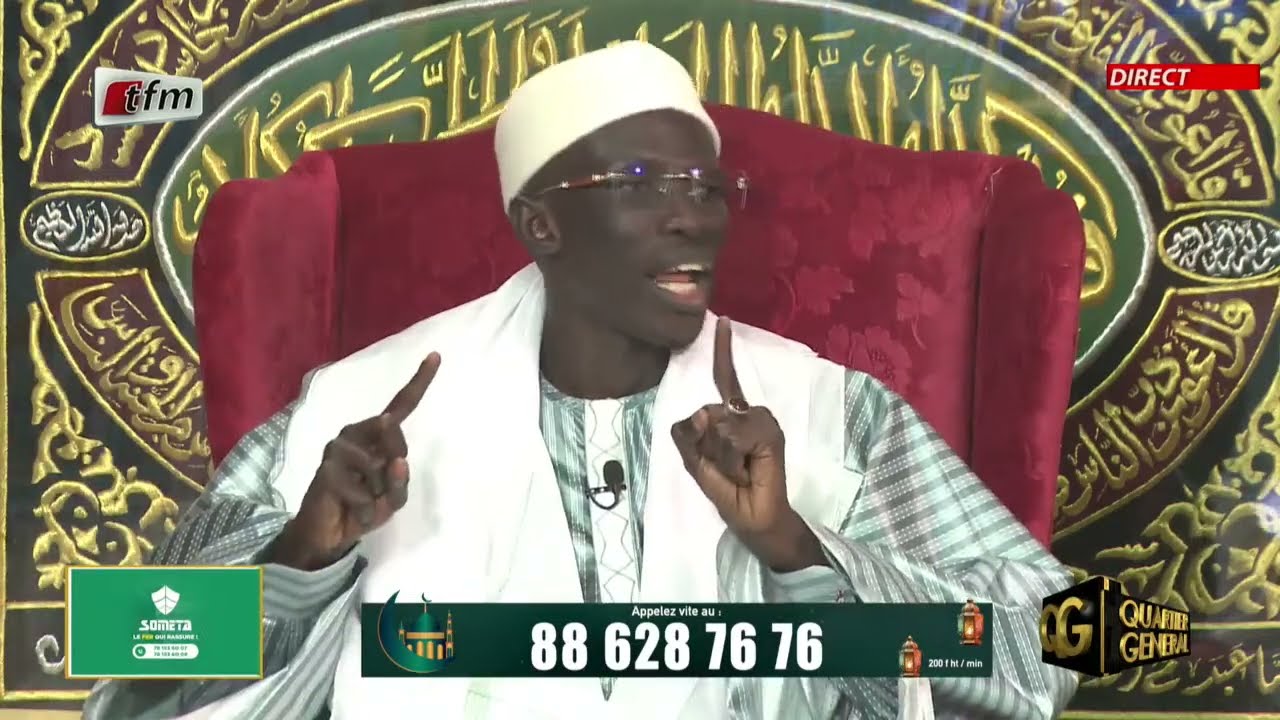 QUARTIER GENERAL : OUSTAZ MOUHAMED NDIAYE : KANE MOY SEYDI HADJI MALICK RTA