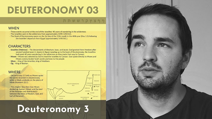 Deuteronomy 3 Summary: 5 Minute Bible Study