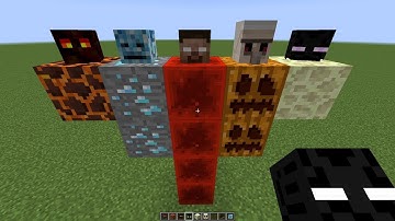 what if you create MULTI ENDER HEROBRINE GOLEM MAGMA BOSS in MINECRAFT #212