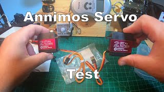 Servo Test: Annimos servos DS3218MG and DS3225MG