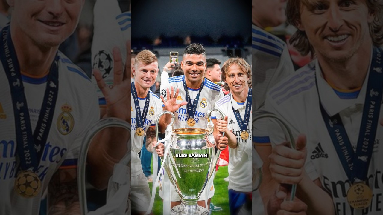 Modric, Kroos e Casemiro, simplesmente 3 champions seguidas. Vocês ficam com qual? #elclasico #trio