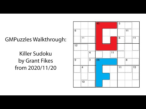 Killer Sudoku by Prasanna Seshadri - The Art of Puzzles