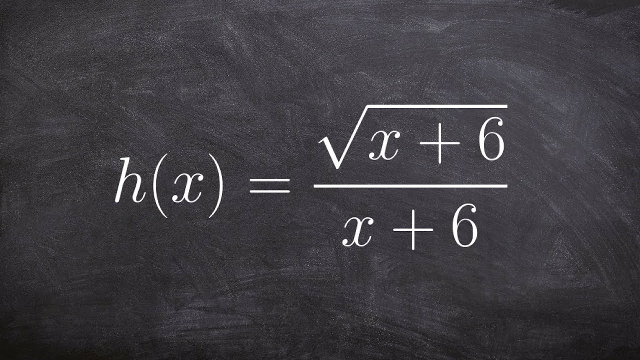 how to find the implied domain of a rational function domain and