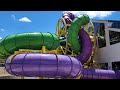 Medusa's SlideWheel Waterslide 4K POV - America's First Rotating Slide - Mt. Olympus Water Park