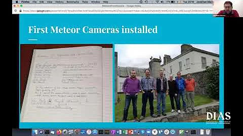 An Evening of Meteors, Massive Stars and Citizen Science with DIAS Astronomy & Astrophysics