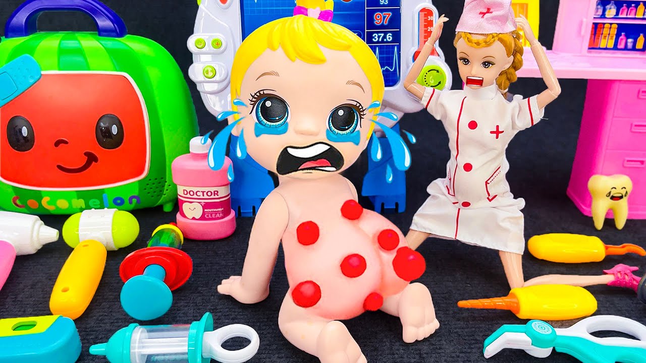 26 Minutes Satisfying with Minnie Mouse First Aid Set ASMR, Barbie ...