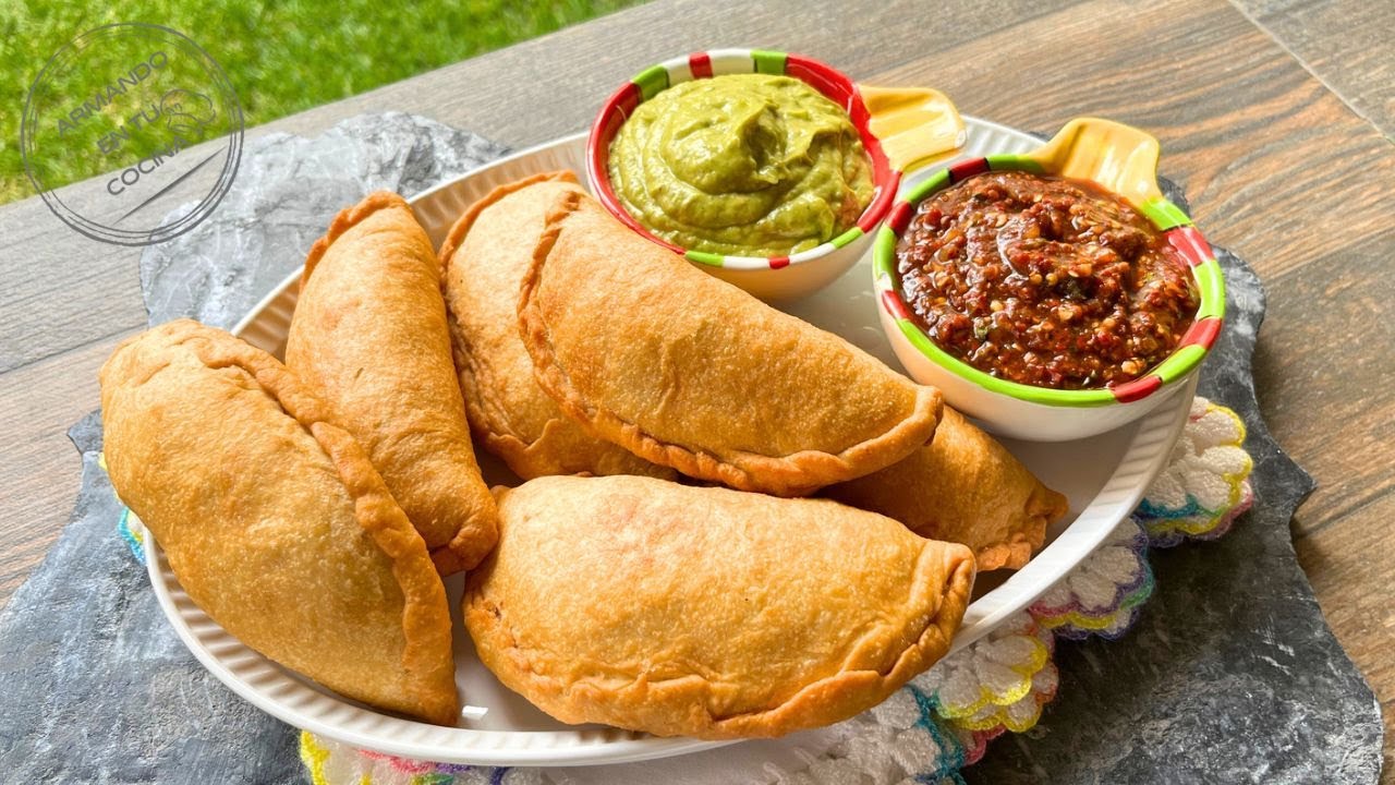 Empanadas Rellenas De Jamon y Queso  Sin HORNO