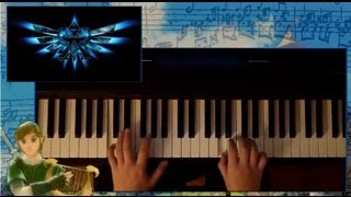 Zelda Skyward Sword - Isle Of Songs, Piano chords