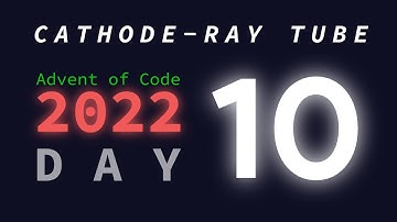 Day 10/25: Cathode-Ray Tube | Advent of Code 2022 Explanations