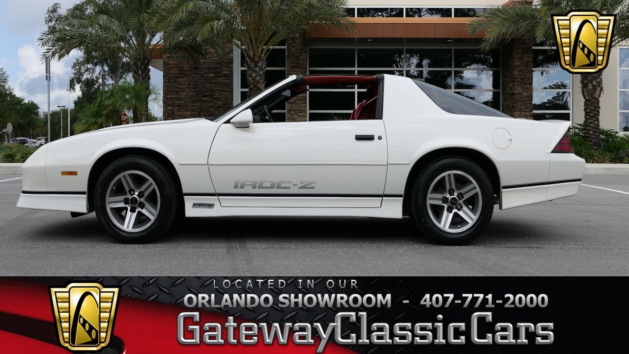 1986 Chevrolet Camaro Iroc Z Gateway Orlando 1204