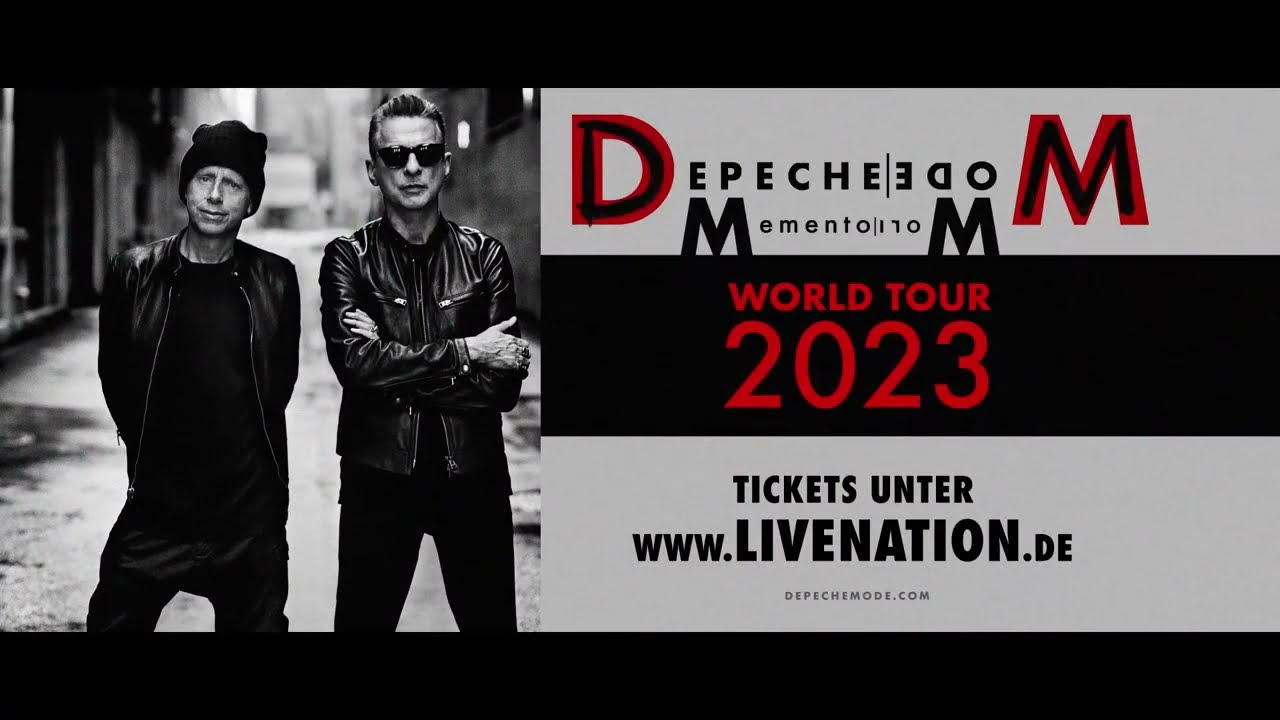 Depeche Mode World Tour 2023 43 Years Thank You For The Memories