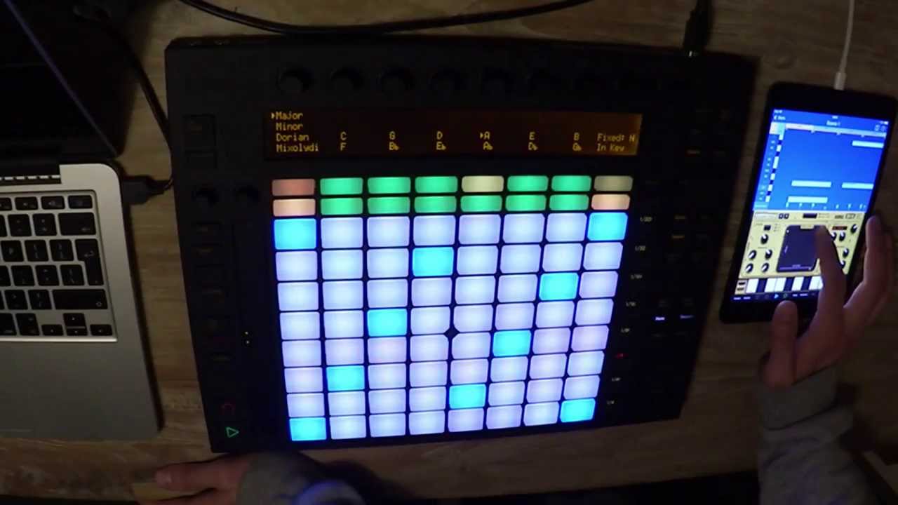 App Jam: Korg Gadget + Ableton Push