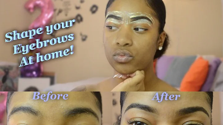 How I groom my eyebrows at home using Nair! - 2girls1channel