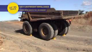 Size 4LW Wheel Chock Testing